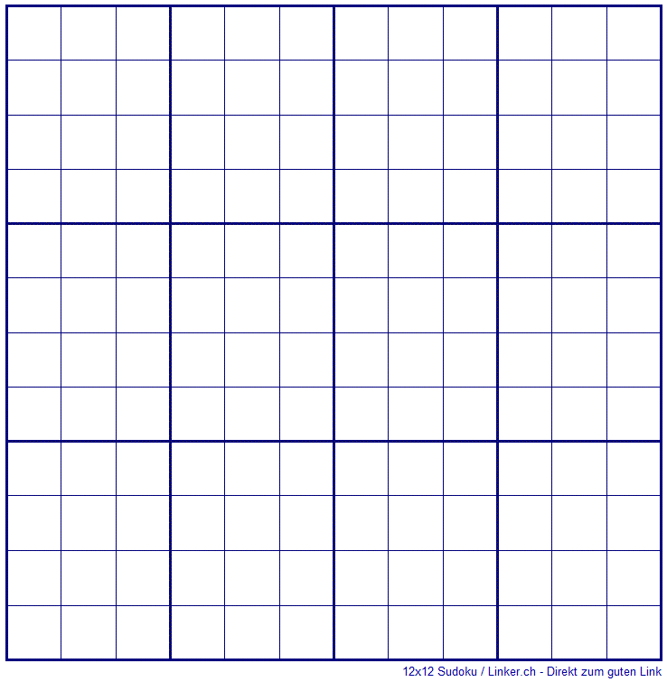 Sudoku Leer Vorlage Raster Leere Vorlagen